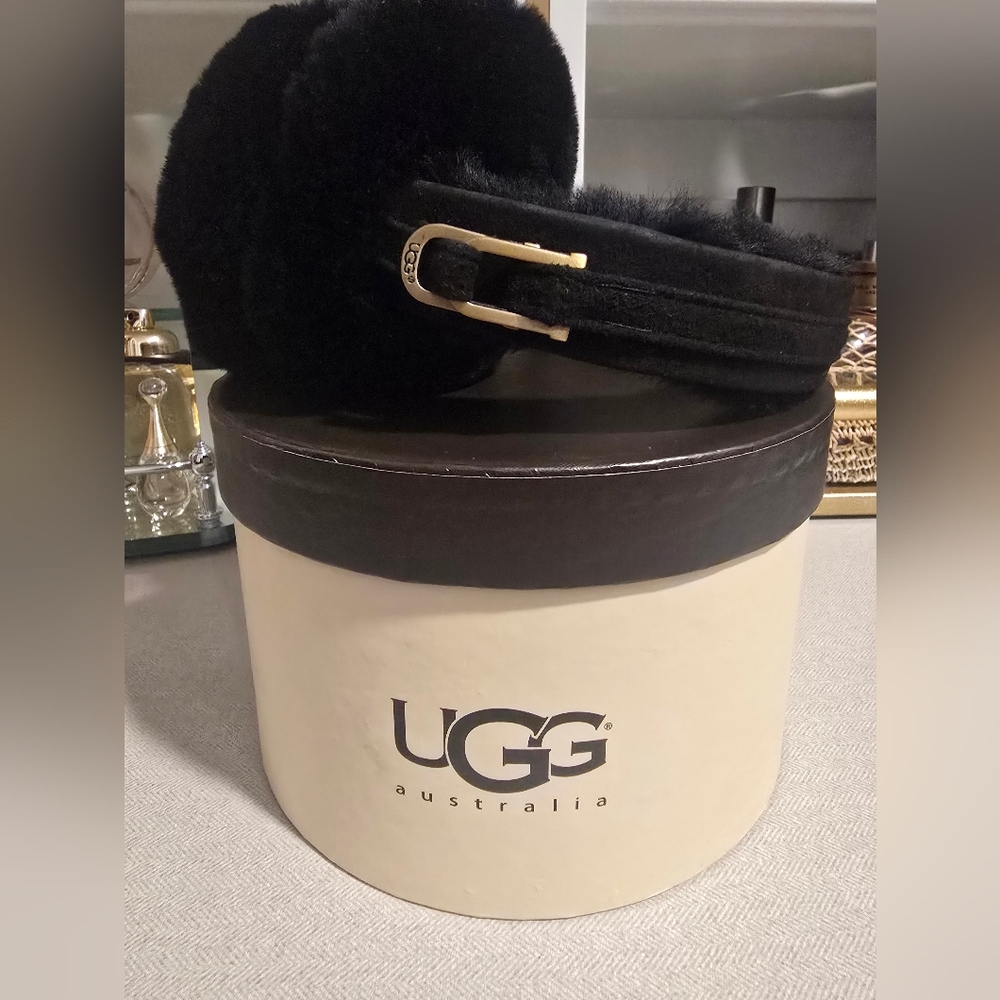 UGG Black Fur Women's Earmuffs